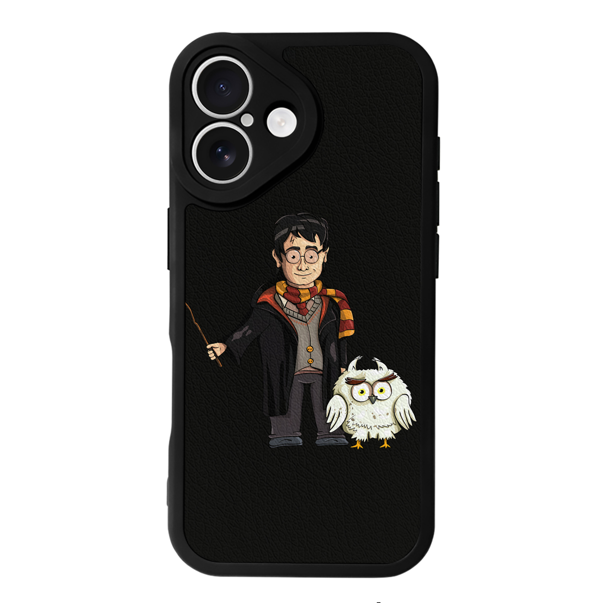 （画像用） Harry Potter ハリー・ポッターシリーズ 【iPhone 16シリーズ対応】シリコンスマホケース（レザー調） 材質：シリコン